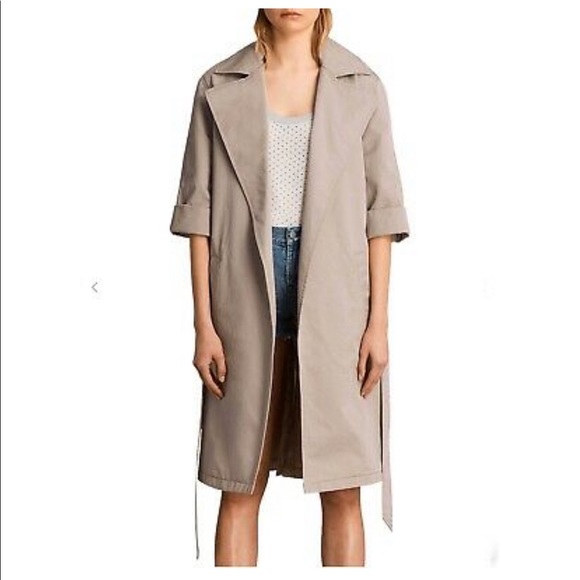 all saints mac coat